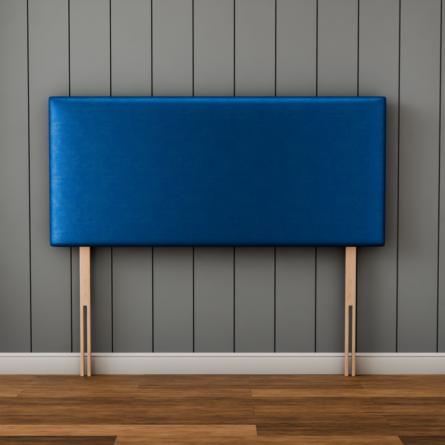 Maya Plain Headboard - Blue Coniston