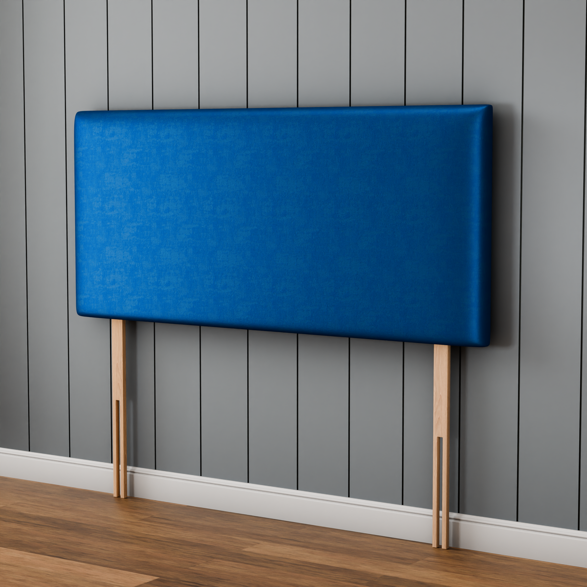 Maya Plain Headboard - Blue Coniston