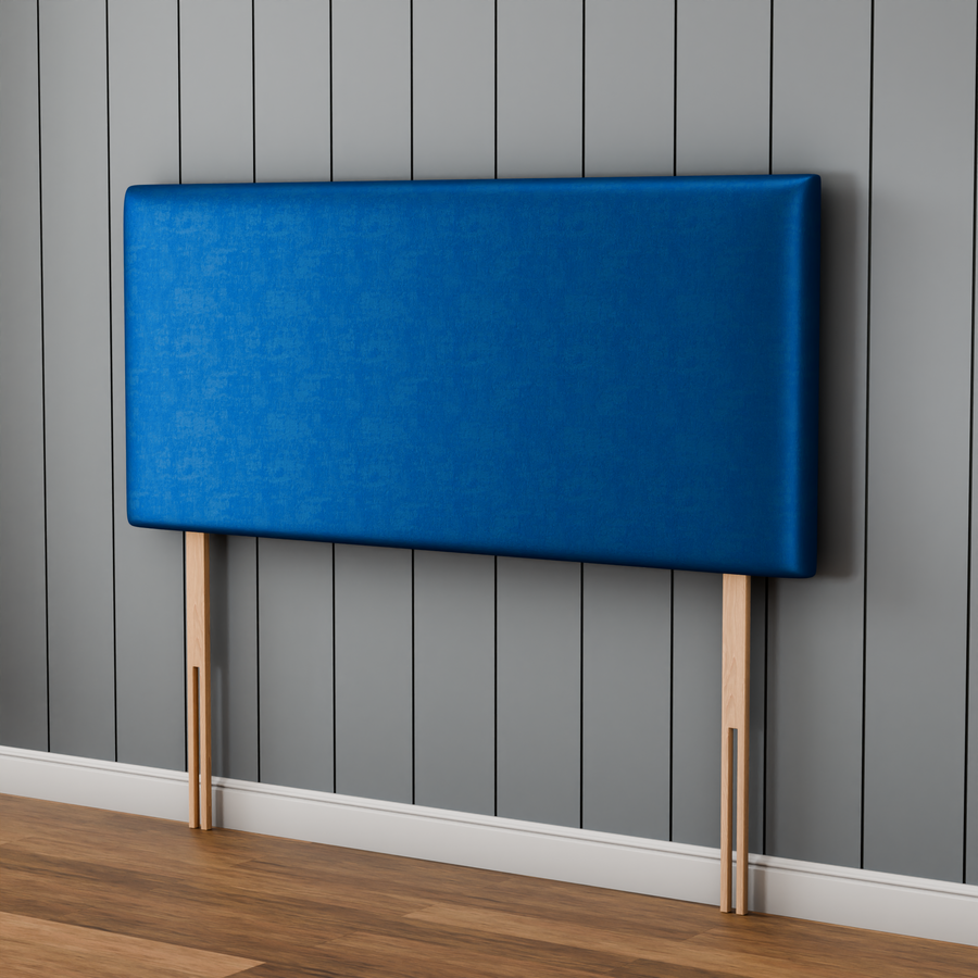 Maya Plain Headboard - Blue Coniston