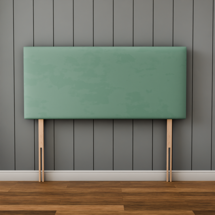 Maya Plain Headboard - Duck Egg Plush
