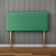 Maya Plain Headboard - Emerald Plush