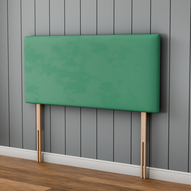 Maya Plain Headboard - Emerald Plush