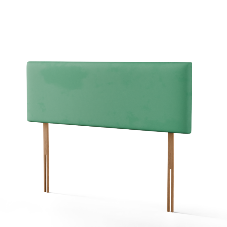 Maya Plain Headboard - Emerald Plush