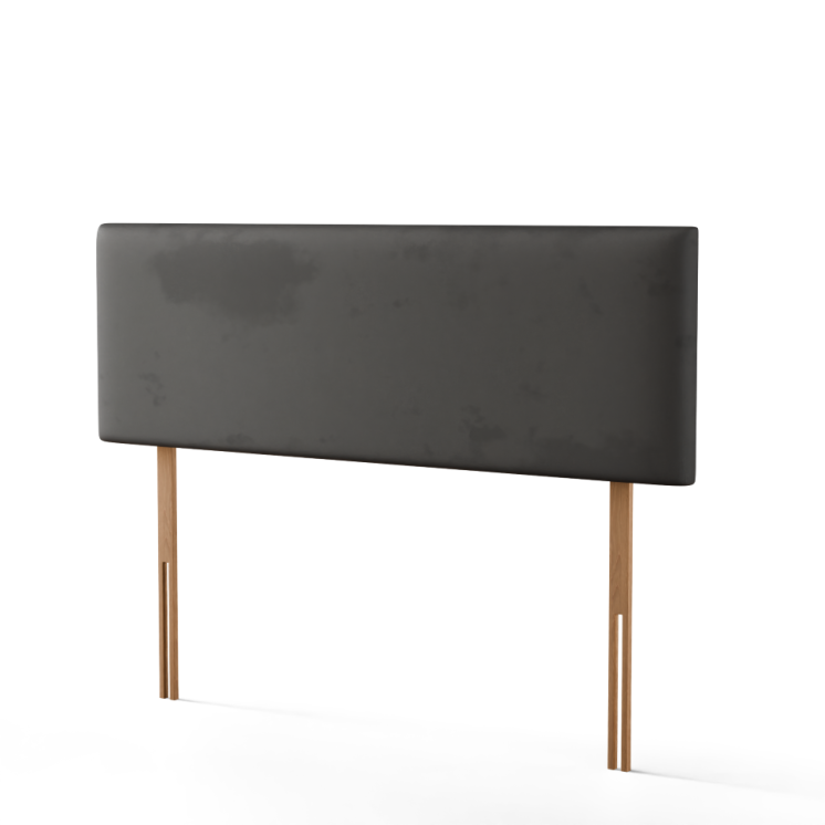 Maya Plain Headboard - Grey Plush
