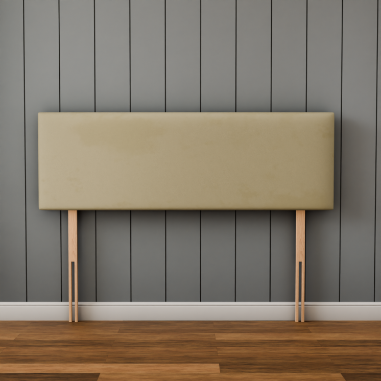 Maya Plain Headboard - Mink Plush