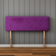 Maya Plain Headboard - Purple Plush