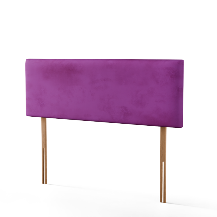 Maya Plain Headboard - Purple Plush