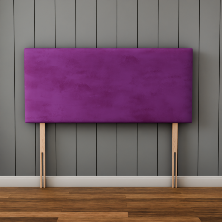 Maya Plain Headboard - Purple Plush