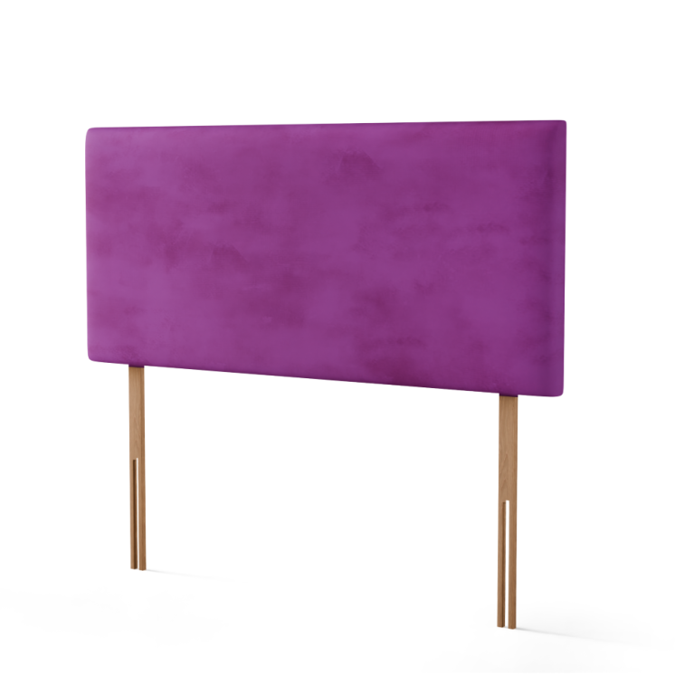 Maya Plain Headboard - Purple Plush