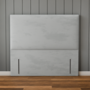Maya Plain Headboard - Silver Plush
