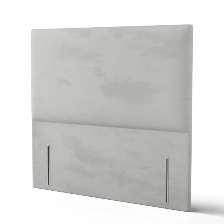 Maya Plain Headboard - Silver Plush