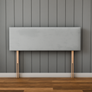Maya Plain Headboard - Silver Plush