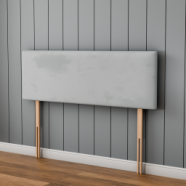 Maya Plain Headboard - Silver Plush
