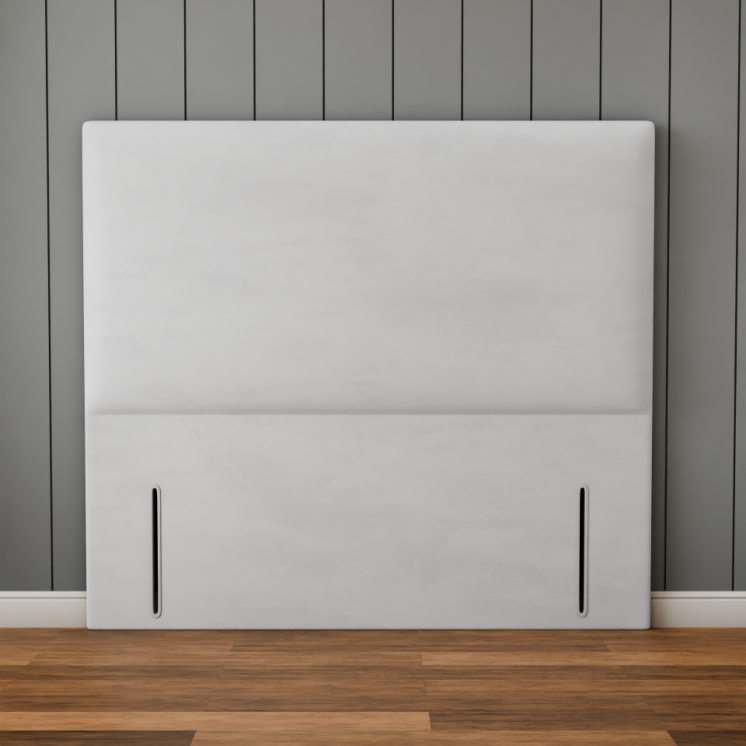 Maya Plain Headboard - White Plush