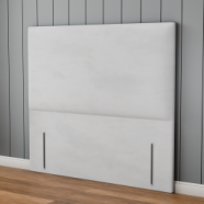 Maya Plain Headboard - White Plush