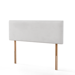 Maya Plain Headboard - White Plush