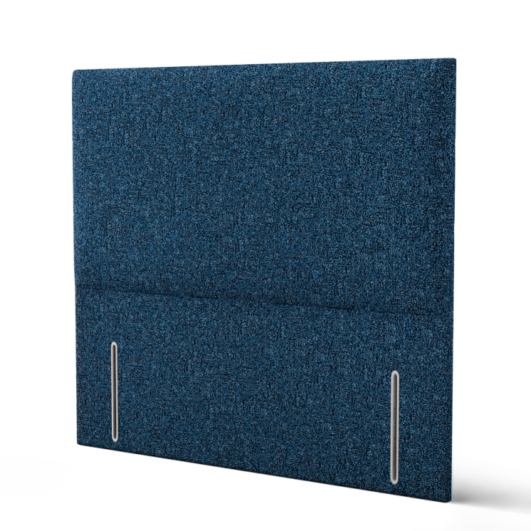 Maya Plain Headboard - Blue Teddy
