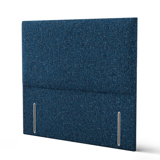 Maya Plain Headboard - Blue Teddy