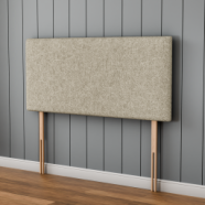 Maya Plain Headboard - Cream Teddy