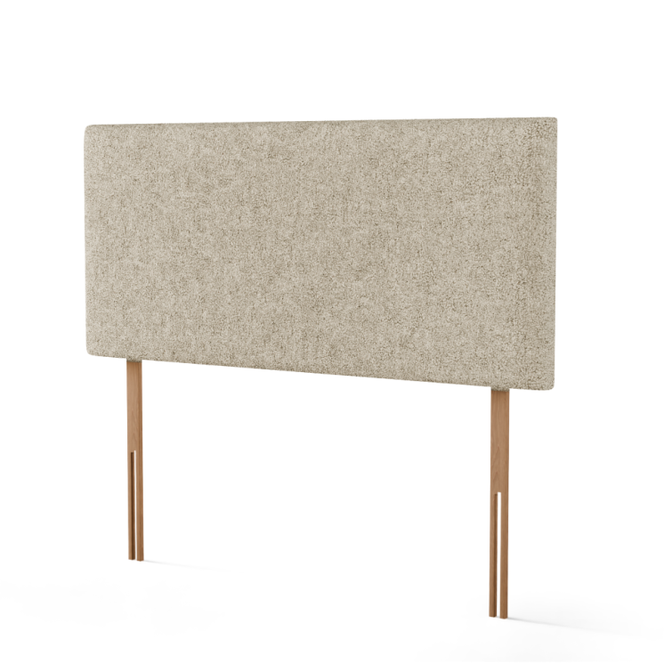 Maya Plain Headboard - Cream Teddy