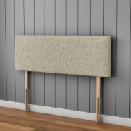 Maya Plain Headboard - Cream Teddy