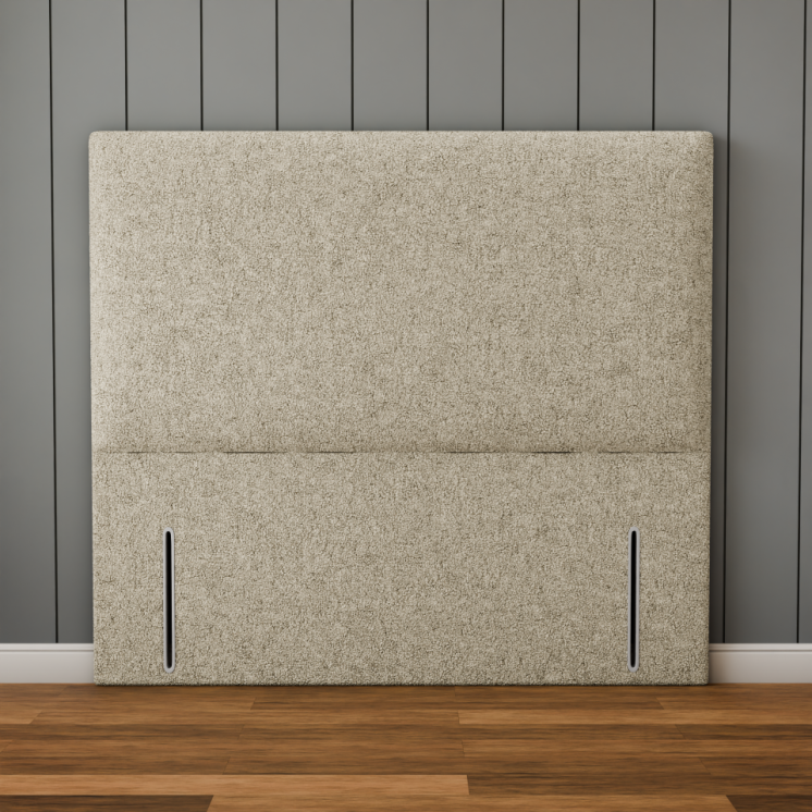 Maya Plain Headboard - Cream Teddy