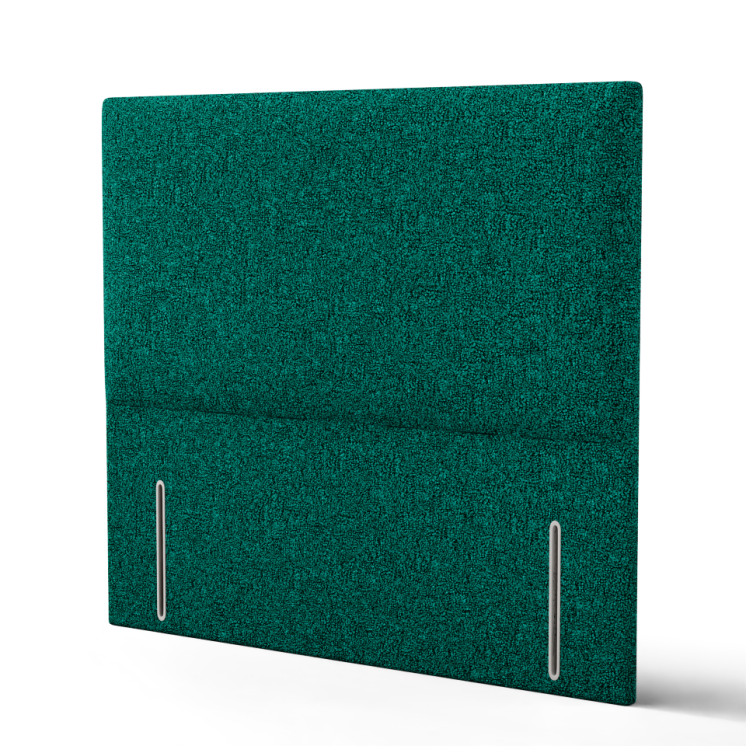 Maya Plain Headboard - Green Teddy