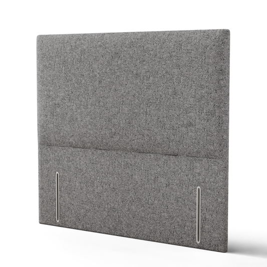 Maya Plain Headboard - Grey Teddy