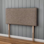 Maya Plain Headboard - Mink Teddy