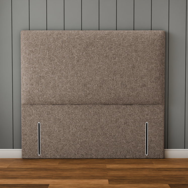 Maya Plain Headboard - Mink Teddy
