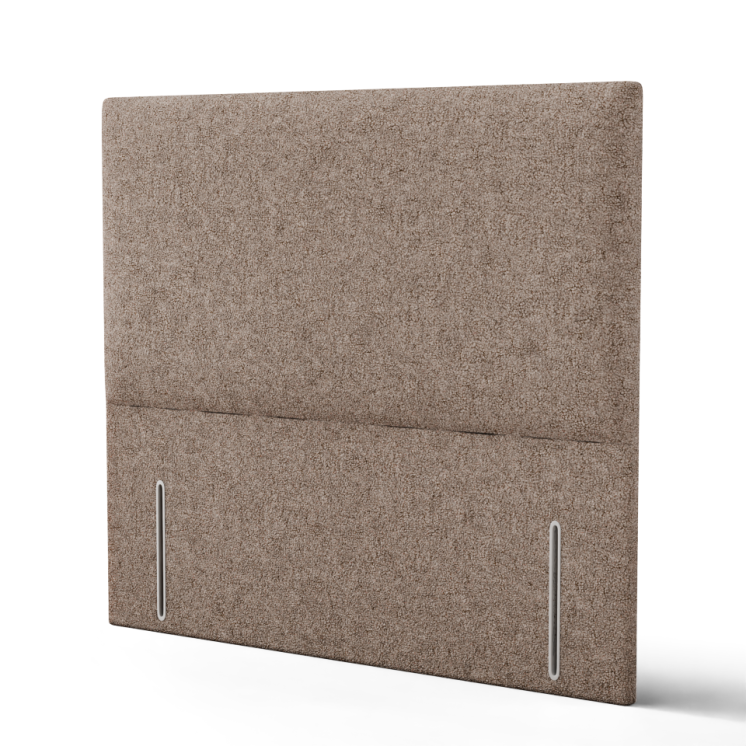 Maya Plain Headboard - Mink Teddy