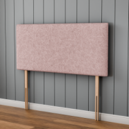 Maya Plain Headboard - Pink Teddy