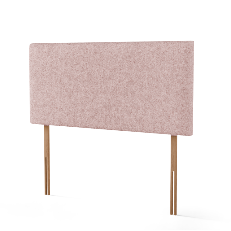 Maya Plain Headboard - Pink Teddy