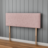Maya Plain Headboard - Pink Teddy