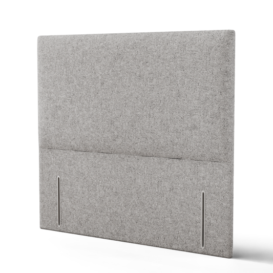 Maya Plain Headboard - Silver Teddy