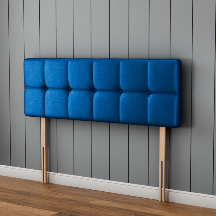 Ayra Cube Headboard - Blue Coniston