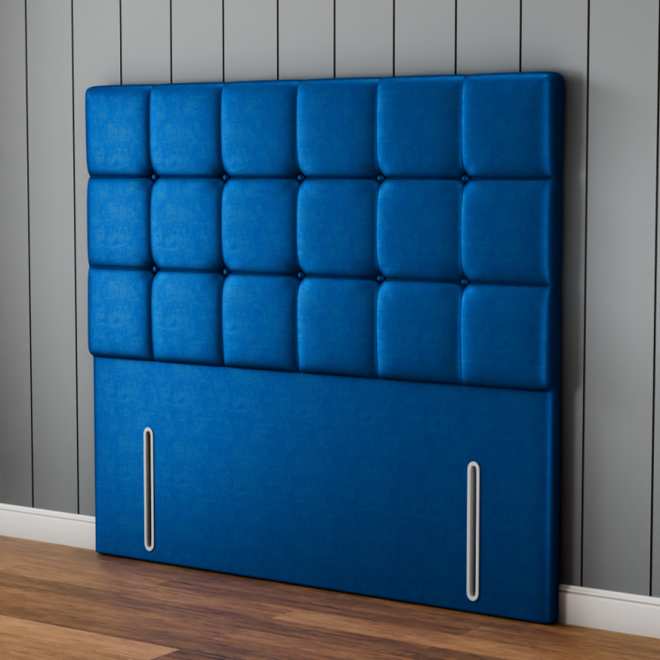 Ayra Cube Headboard - Blue Coniston