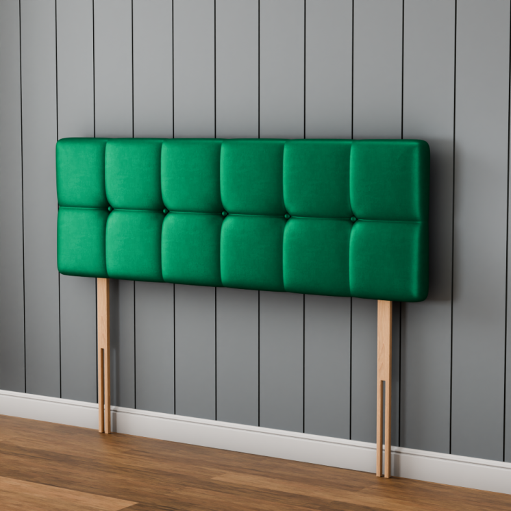 Ayra Cube Headboard - Emerald Coniston