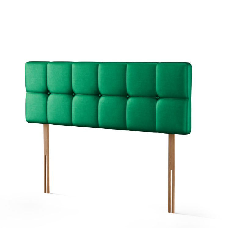 Ayra Cube Headboard - Emerald Coniston