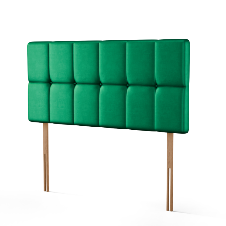Ayra Cube Headboard - Emerald Coniston