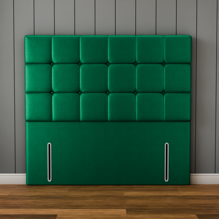 Ayra Cube Headboard - Emerald Coniston