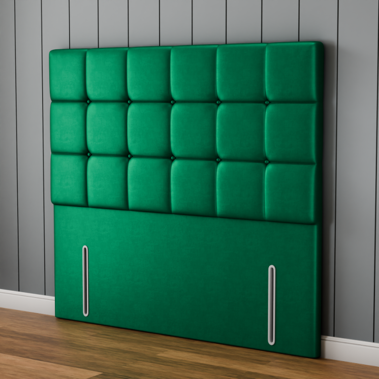 Ayra Cube Headboard - Emerald Coniston