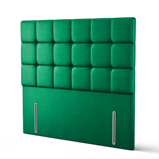 Ayra Cube Headboard - Emerald Coniston