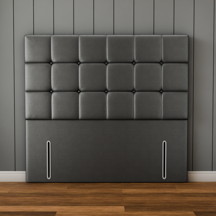Ayra Cube Headboard - Grey Coniston