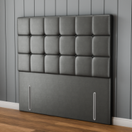 Ayra Cube Headboard - Grey Coniston