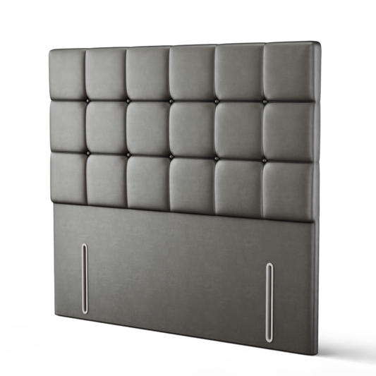Ayra Cube Headboard - Grey Coniston