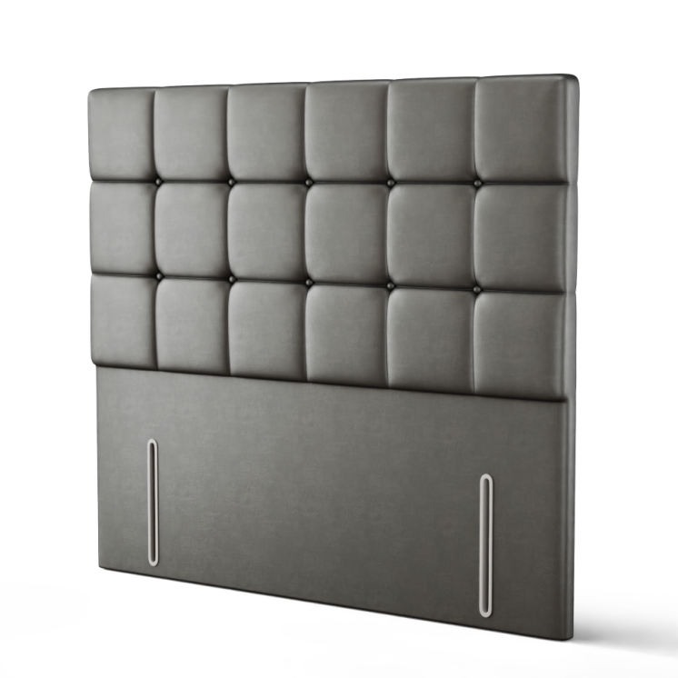 Ayra Cube Headboard - Grey Coniston