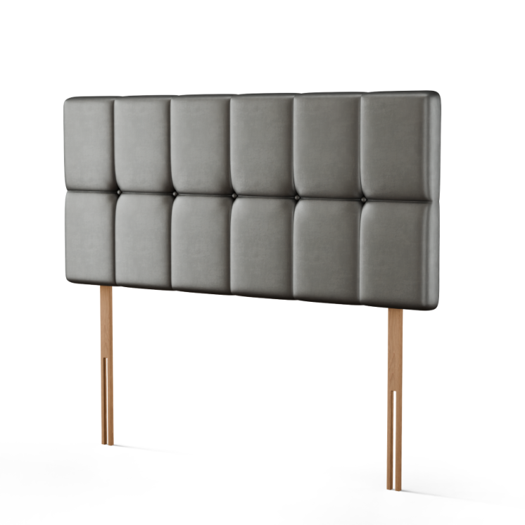 Ayra Cube Headboard - Grey Coniston