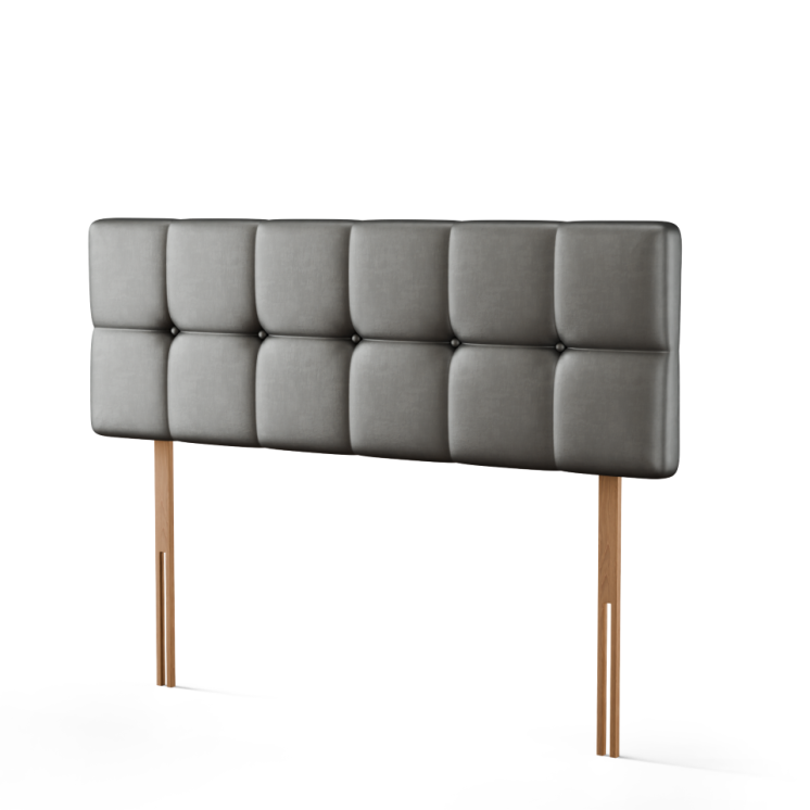 Ayra Cube Headboard - Grey Coniston