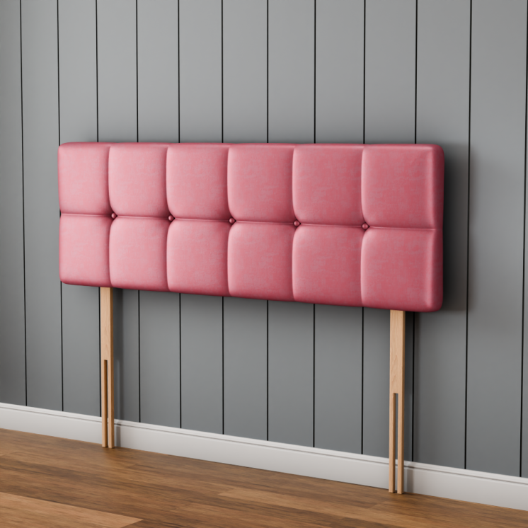 Ayra Cube Headboard - Pink Coniston